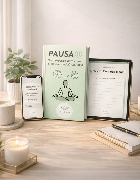 PAUSA - Guía para calmar la ANSIEDAD + 4 BONOS DE REGALO