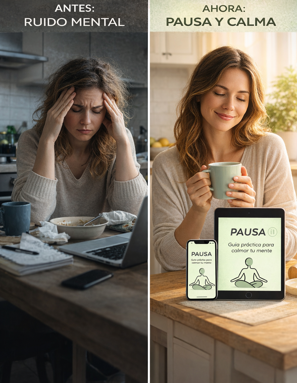 PAUSA - Guía para calmar la ANSIEDAD + 4 BONOS DE REGALO