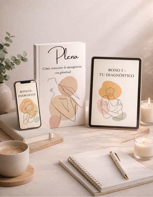 PLENA - CÓMO TRANSITAR LA MENOPAUSIA + 4 BONOS DE REGALO